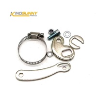 Kit de bras de couple M16 pour vélo électrique, ensemble de 7 pièces pour moteur de moyeu de vélo électrique, kit de conversion, accessoires de vélo électrique en acier haute résistance