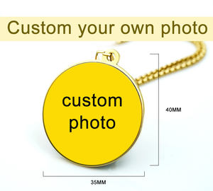 Kerah Catolico Kalung Baja Tahan Karat Bijoux bulat bijaoux Pendentif Foto Liontin Foto Liontin Foto Liontin Katolik Kalung Liontin - Product Image 6