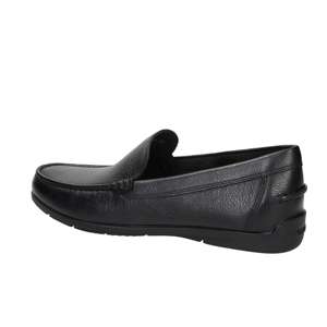 Mocassins pour homme Geox U55Q3A 00047 en cuir noir, talon de 1,5 cm, tailles 40 41 42 43 44 45 - Product Image 5