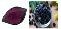 Biologisch Zwart Goji Sap Poeder, Bulk Zwarte Goji Bessensap Poeder Anthocyanen Hot Selling Black Goji Berry Extract