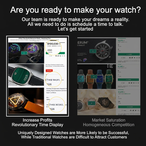 นาฬิกาตูร์บิญอง Miyota 8215 แบบ OEM สั่งทำโลโก้ได้ พร้อมตัวบอกเวลา 24 ชั่วโมง ตัวเรือนสแตนเลส กระจกแซฟไฟร์  หน้าปัดวงแหวนหมุน - Product Image 5