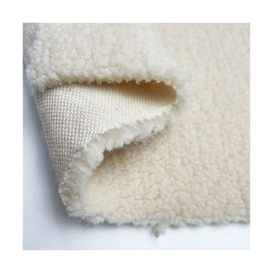 Sortie d'usine 100% Polyester tricoté tissu épais respirant Sherpa polaire manteau pour la maison Textile vêtements matelas rembourrage - Product Image 2