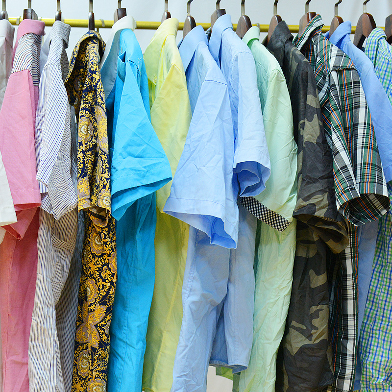 Cheap Price Wholesale Used Men Clothes Cotton Shirts Second Hand Clothing for Africa