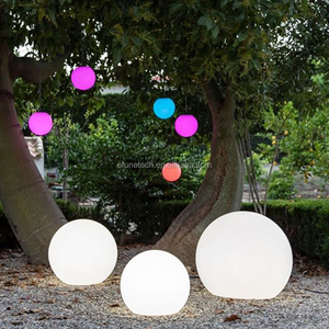 Từ Xa RGB Color Changing LED Glow Ball nhựa Pin hoạt động chiếu sáng ngoài trời trang trí mặt dây chuyền bóng đèn Sphere ánh sáng - Product Image 5
