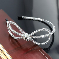 Ofertas Especiales Diadema Brillante con Pedrería Ajustable, Duradera y de Alta Calidad en Negro, Marrón, Blanco y Dorado con Diamantes de Imitación para Mujer