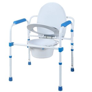 <b>Folding</b> <b>commode</b> chair for the elderly, portable <b>commode</b> chair for the elderly and pregnant women, <b>commode</b> chair for the - Product Image 1