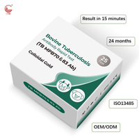 Kit de test rapide pour la détection de la tuberculose bovine (MPB70&83) chez les bovins, 1 test ou 25 tests