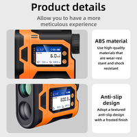 Télémètre laser de golf OEM C01 - Télémètre numérique avec protection IP65, précision de 0,1 m, portée de 5 à 600 m, utilisation en plein air pour la chasse