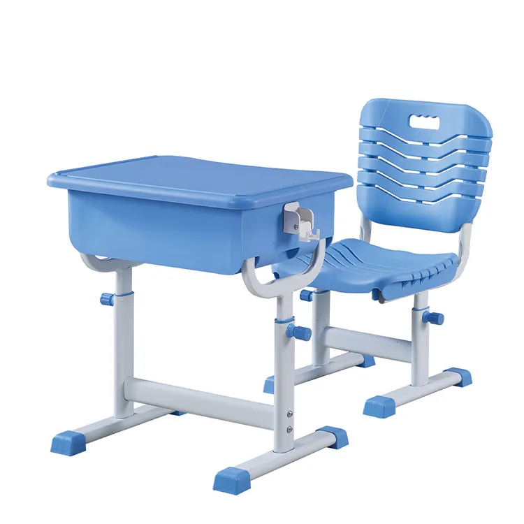 Factory Wholesale ABS Plastic Material Safe Comfortable Modern Student Chair And Desk