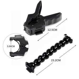 Hongdak nhà máy giá bán buôn hàm <span class=keywords><strong>Flex</strong></span> kẹp núi linh hoạt quay hành động máy ảnh kẹp clip cho <span class=keywords><strong>GoPro</strong></span> 12 11 10 - Product Image 5