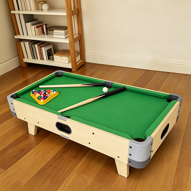 S.Q.F Eco-Friendly Customizable MDF Multi-Game Convertible Mini Pool Table Interchangeable Top Space-Saving Folding Design for