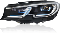 Conjunto de Faros LED para BMW Serie 3 (G20/G21/G28) 2019-2023, Repuesto de Faros Delanteros, Suministro de Fábrica, Piezas de Automóvil -- Un Par