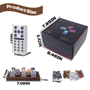 2025 Hot Mexican Train Skull Card rummy & Domino Board Game Set trò chơi cờ vua hấp dẫn - Product Image 2