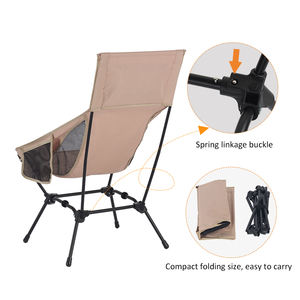 In Stock Hot Selling Camping Portable Ultra <b>Light</b> Backpacking Moon Chair Compact Portable Outdoor <b>Lounge</b> Chair With Pillow - Product Image 4