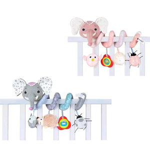 Jouet en peluche doux pour bébé, jouet à hochet de dessin animé, jouet en spirale suspendu au <span class=keywords><strong>lit</strong></span> pour poussette et berceau - Product Image 5