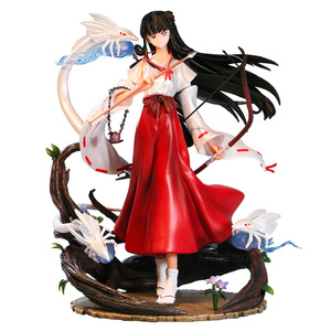 Figurine d'anime <span class=keywords><strong>Inuyasha</strong></span> <span class=keywords><strong>Kikyo</strong></span> de 27 cm, figurine d'anime <span class=keywords><strong>Inuyasha</strong></span> Kag final, figurine GK d'anime - Product Image 1