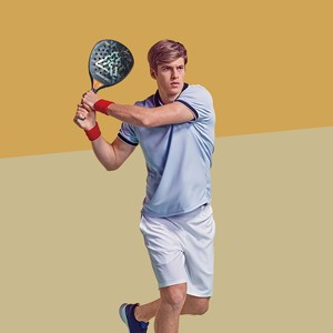 Raqueta de Pádel Profesional de Fibra de Carbono 3D para <span class=keywords><strong>Tenis</strong></span> de Playa con Agarre de Titanio y Núcleo de Espuma EVA Raqueta de <span class=keywords><strong>Tenis</strong></span> Prémium - Product Image 6