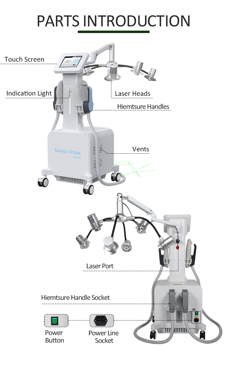 6D Laser 2 In 1 Lipo Beauty Salon Body Sculpting Machine Fast Loss
