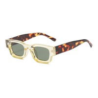 Lunettes de soleil polarisées en PC de haute qualité 2026 pour hommes et femmes, avec logo personnalisé, lunettes de soleil polarisées tendance pour hommes, motif léopard