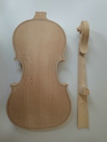 Ventes directes d'usine ensembles d'accessoires de violon bricolage embryon blanc de violon artisanal portable