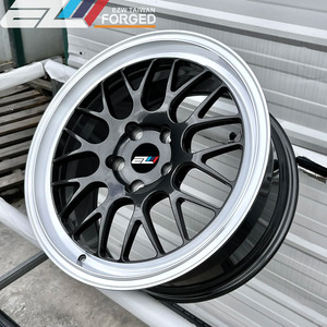 ล้ออะครอกซ์แบบฟอร์จชิ้นเดียว สีดำเงินทูโทน ขนาด 15-24 นิ้ว 5x112 5x114.3 5x120 5x130 สำหรับรถ SUV - Product Image 3