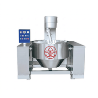 Marmite à double enveloppe en acier inoxydable avec agitateur planétaire multi-griffes pour la cuisson de matériaux à haute viscosité