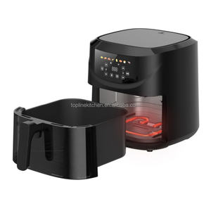 Friteuse vapeur 8L panier visuel avec fenêtre Appareil de <span class=keywords><strong>cuisine</strong></span> intelligent Four vapeur airfryers avec deux éléments chauffants - Product Image 3