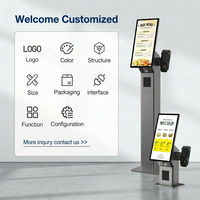 Terminal de paiement POS/OEM Android en libre-service avec écran tactile capacitif LCD 21,5 pouces AMVA RK3568 Kiosque HSK-KA21