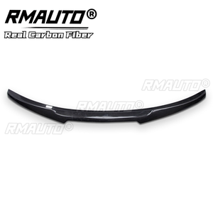 RMAUTO Real Carbon Fiber M Style Car Rear Trunk Spoiler <b>Wing</b> For BMW F10 F11 F18 5 Series M5 2010-2017 Rear <b>Wing</b> Spoiler Lip - Product Image 2