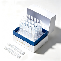 Boîte d'emballage en carton pour ampoules cosmétiques avec impression de logo personnalisé