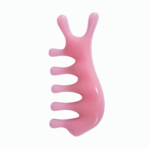 Peigne de massage en résine de haute qualité, outil gratte-tête personnalisé, prix de gros directement de l'usine - Product Image 1