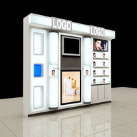 Escaparate de joyería DIY, diseño de interiores, elegante exhibición de cristal, elegantes gabinetes, estante, quiosco de joyería para exhibiciones de escaparate perfectas