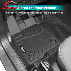 Tapis de sol 3 pièces toutes saisons pour Ford Edge 2015-2024, 5 places, revêtement en tapis - TPE 3D moulé, imperméable - Product Image 5