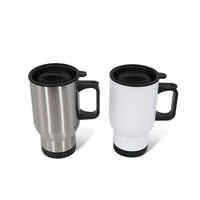 Mug de voyage isotherme en acier inoxydable 501-600 ml, imprimable, avec revêtement sûr pour les boissons, par sublimation, idéal pour les cadeaux d'affaires