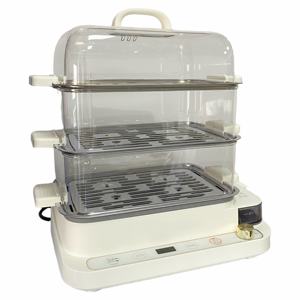 20L電気蒸し器、60秒クイックスチームタイマー付き、ステンレス製ラック、保温機能付き、健康的な家庭料理に - Product Image 3