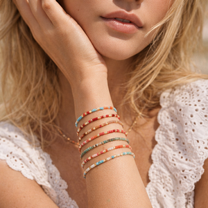 Pulseras de Cuentas de Colores Estilo Boho Resoul, Apilables, Hechas a Mano, Ajustables, Joyería de Verano para Vacaciones en la Playa para <span class=keywords><strong>Mujer</strong></span> - Product Image 3
