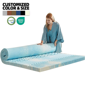 Benutzer definierte High Density-Technologie Hypo allergenes Kühlgel Memory Foam Matratze kize Queen-Size-Topper-Matratzen auflage - Product Image 1
