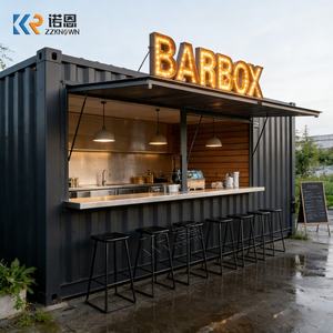 Cuisine BBQ portable en conteneur maritime, unité de restauration préfabriquée pour les opérations de restauration en plein air - Product Image 2
