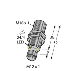 Công tắc lân cận cảm ứng Bi7-M18-AD4X-H1141 cảm biến cảm ứng - Product Image 2