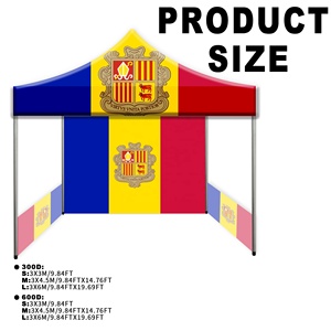 La tente drapeau d'<span class=keywords><strong>Andorre</strong></span> met en valeur un style national unique et crée des tentes d'extérieur avec des logos distinctifs - Product Image 2