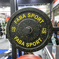 Meilleures ventes : Disques de musculation en caoutchouc haute température avec points de couleur, qualité professionnelle / Plaques de poids Bumper