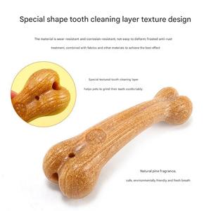 Juguete de Hueso para Masticar para Perros, Palo de Masticar para Cachorros, Palo de <span class=keywords><strong>Pegamento</strong></span> de Pino, Natural, Resistente al Desgaste, Interactivo, Novedoso, para la Limpieza Diaria de los Dientes de los Perros - Product Image 4