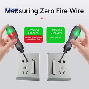 Multifunktionaler Elektriker-Testschraubendreher 24-250V Berührungsloser Induktions-Teststift Spannungsprüfer Spannungsdetektor - Product Image 3