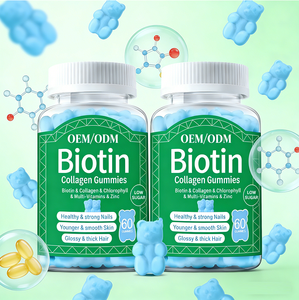 Gommose Naturali <span class=keywords><strong>a</strong></span> Base Vegetale Alternativa al Collagene con Biotina, Integratore Alimentare Quotidiano per il Benessere degli Adulti - Product Image 4