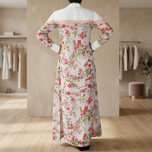 Meilleure vente Robe islamique XXL pour femme, élégante, design simple, Abaya Burka imprimée en mousseline de soie georgette - Product Image 2