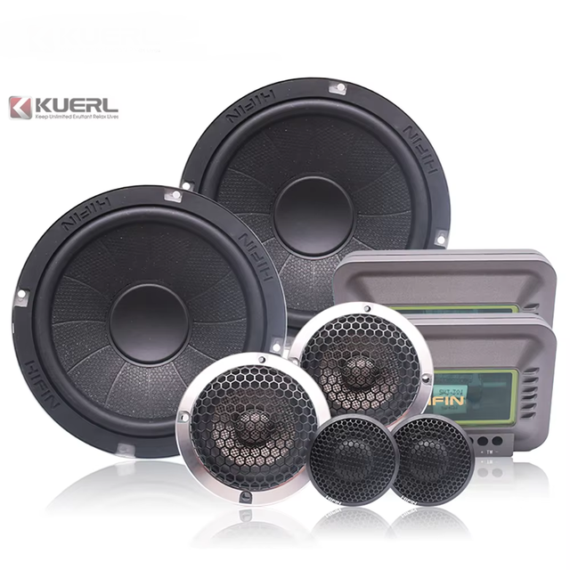China Manufacturer Supplier 6.5 Inch 3-way Component Speaker High Quality Car Speakers