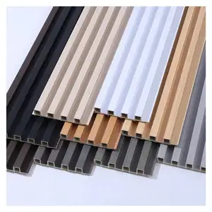 Factory Hot sale Cheap Interior WPC wall panels composite indoor for hotel/office/home wooden cladding wall panel boards