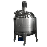 Vente en gros d'usine : Cuve de mélange en acier inoxydable avec agitateur pour la production et le traitement de sauces et de sirops de fruits