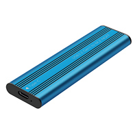 Ukuran Mini M.2 Tipe c Usb3.2 SSD Enclosure untuk Ngff Sata Solid State Drive 5gbps M2 casing SSD