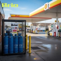 Gabinetes de Almacenamiento para Cilindros de Gas Galvanizados para Exteriores, Directo de Fábrica, con Jaulas de Seguridad y Modelado 3D, Soluciones de Gabinetes Personalizadas